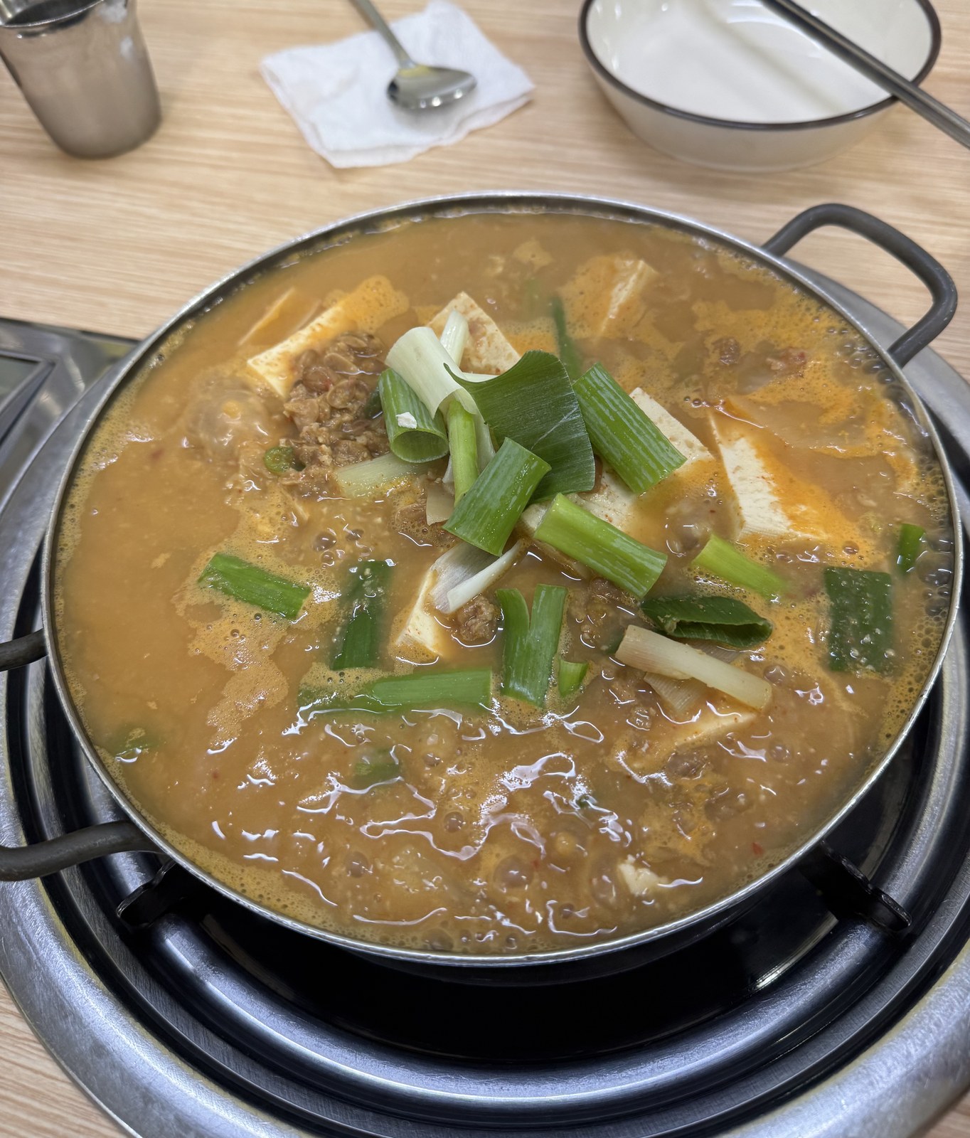 큰손식당 청국장 — 냄비째 끓여 나온다